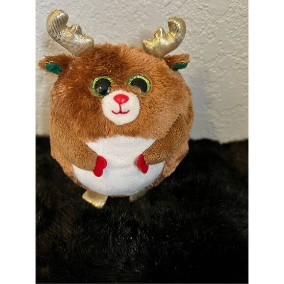 TY Beanie Ballz Plush Mistletoe - Picture 3 of 4